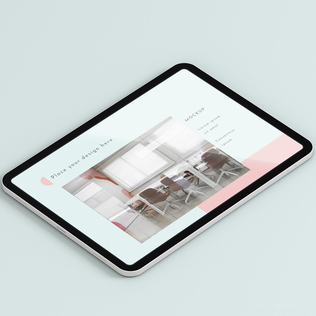 苹果ipad平板电脑贴图样机样机模板