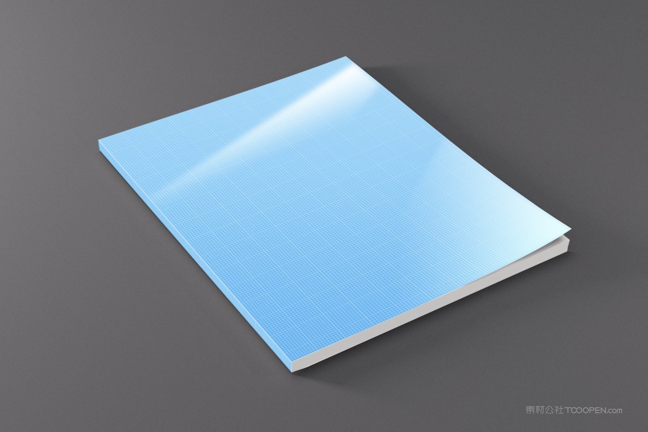 magazine胶装家居生活杂志细节样机 (1)