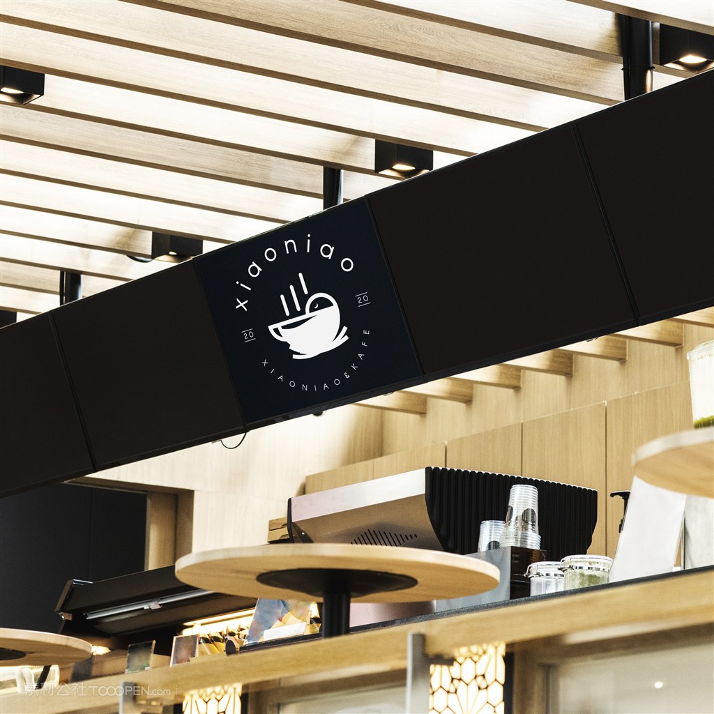 咖啡店灯箱菜单贴图样机