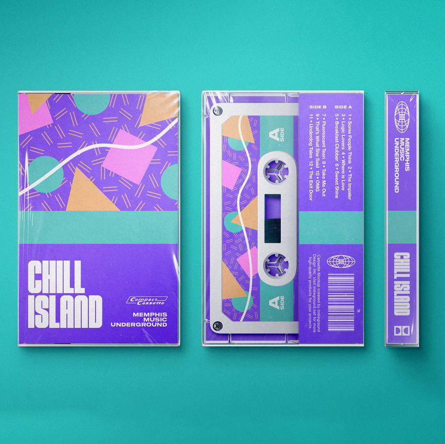 复古盒式音乐磁带包装样机 (6)