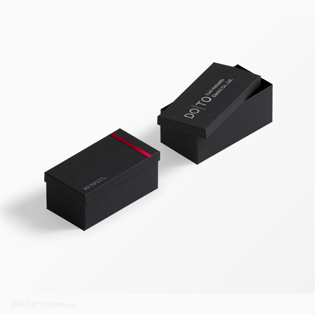 极简科技公司vi名片样机模板