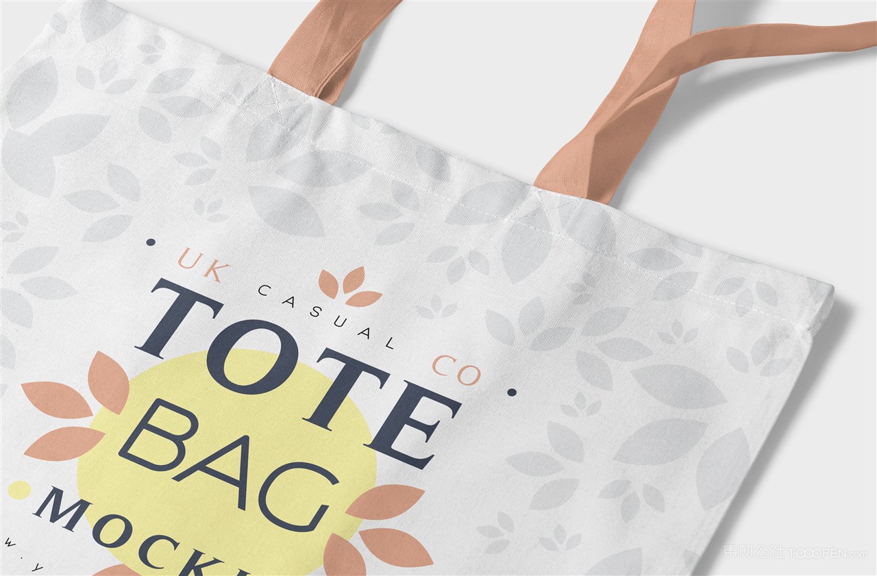 帆布袋单肩包样机素材