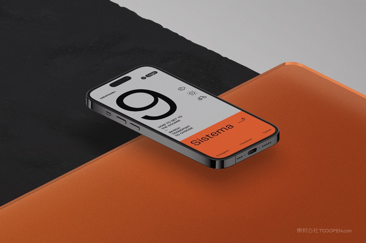 【2058期】多角度苹果14场景界面展示样机 (10)