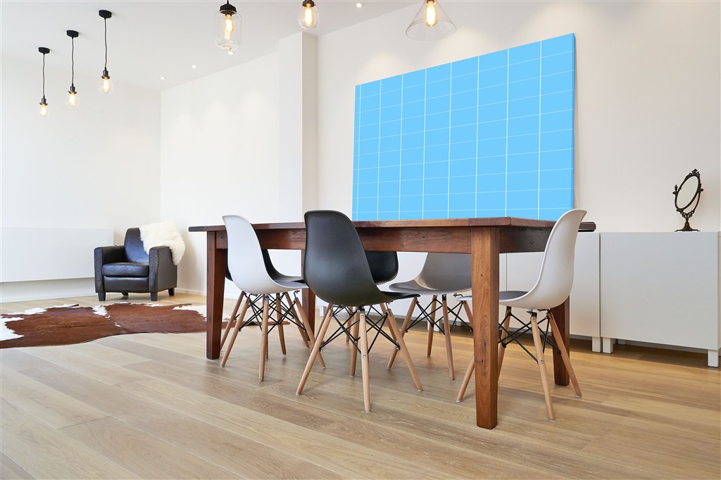 桌椅大型壁画海报样机