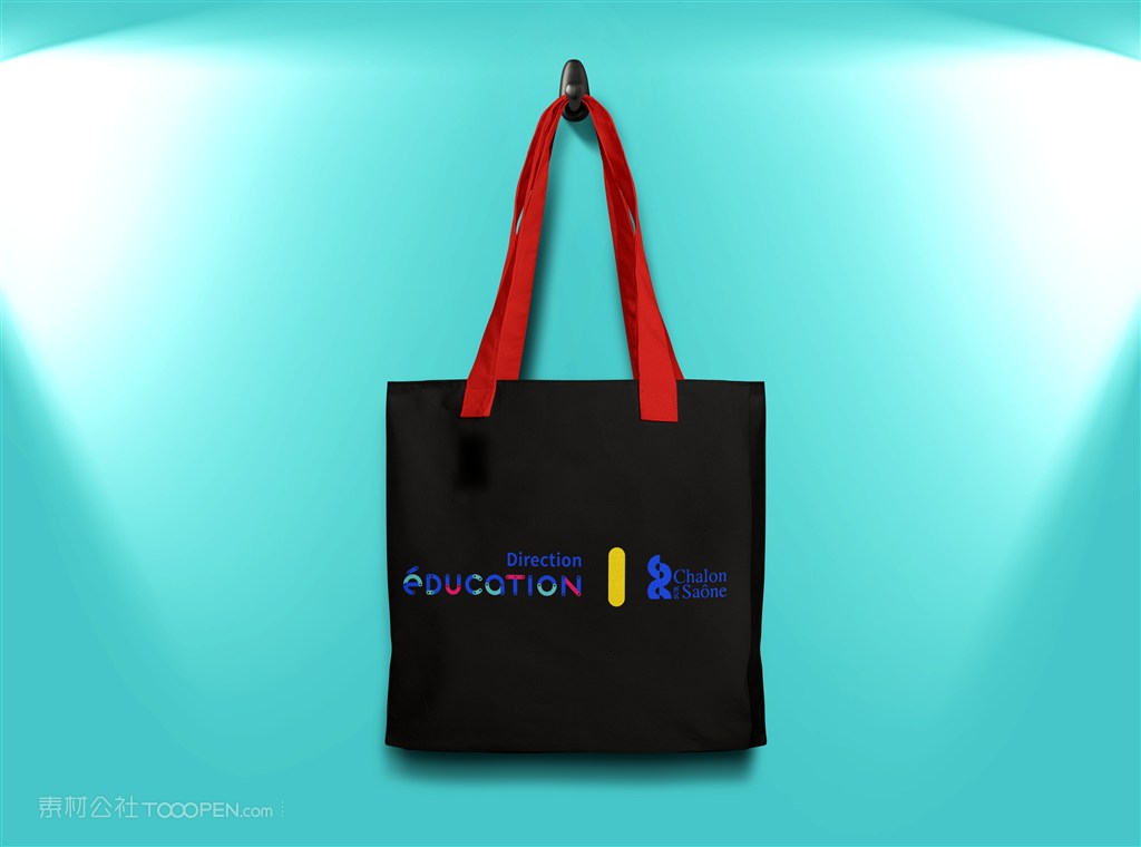 无纺布手提袋购物袋储物包贴图样机设计模板效果VI素材PSD分层