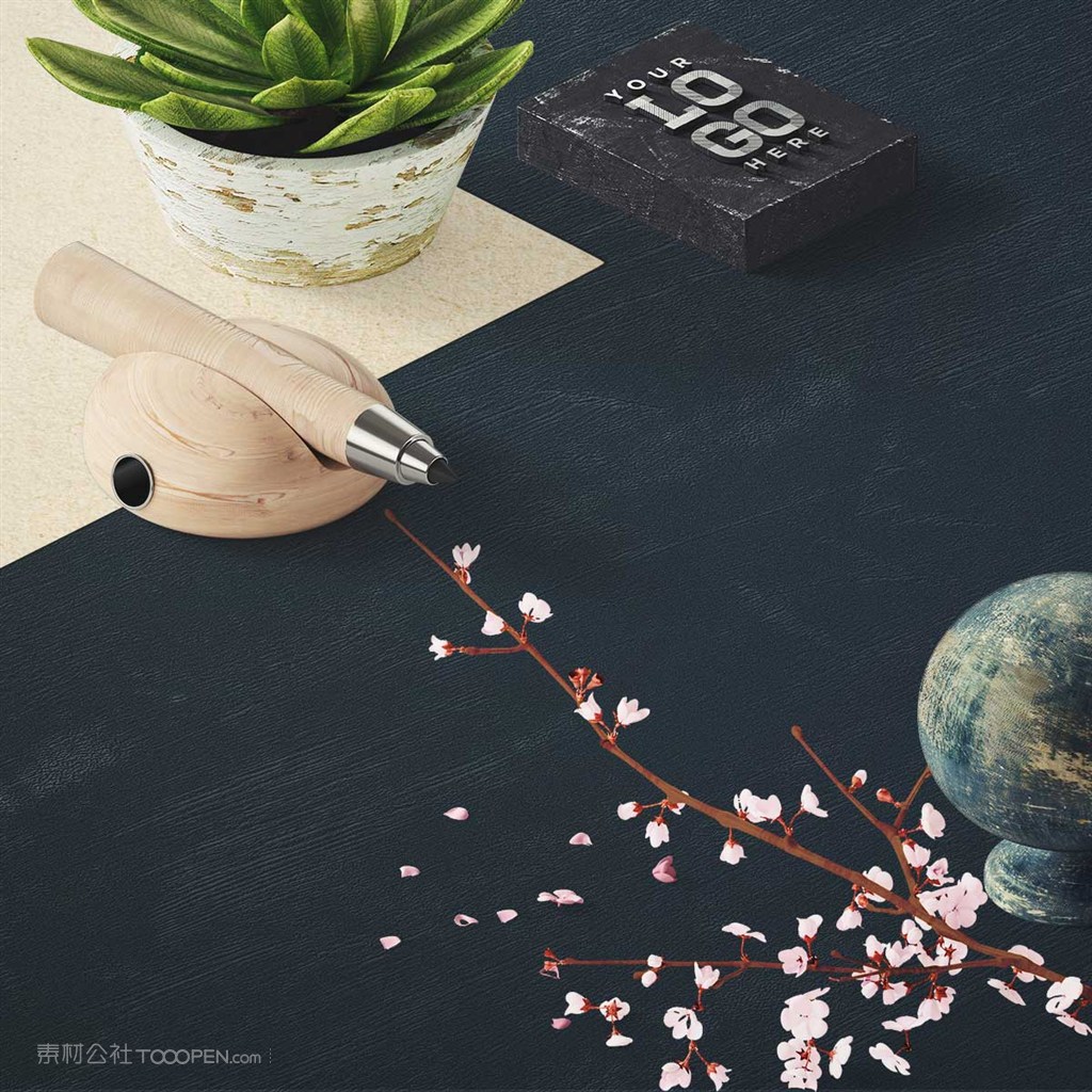 精美办公用品vi样机素材