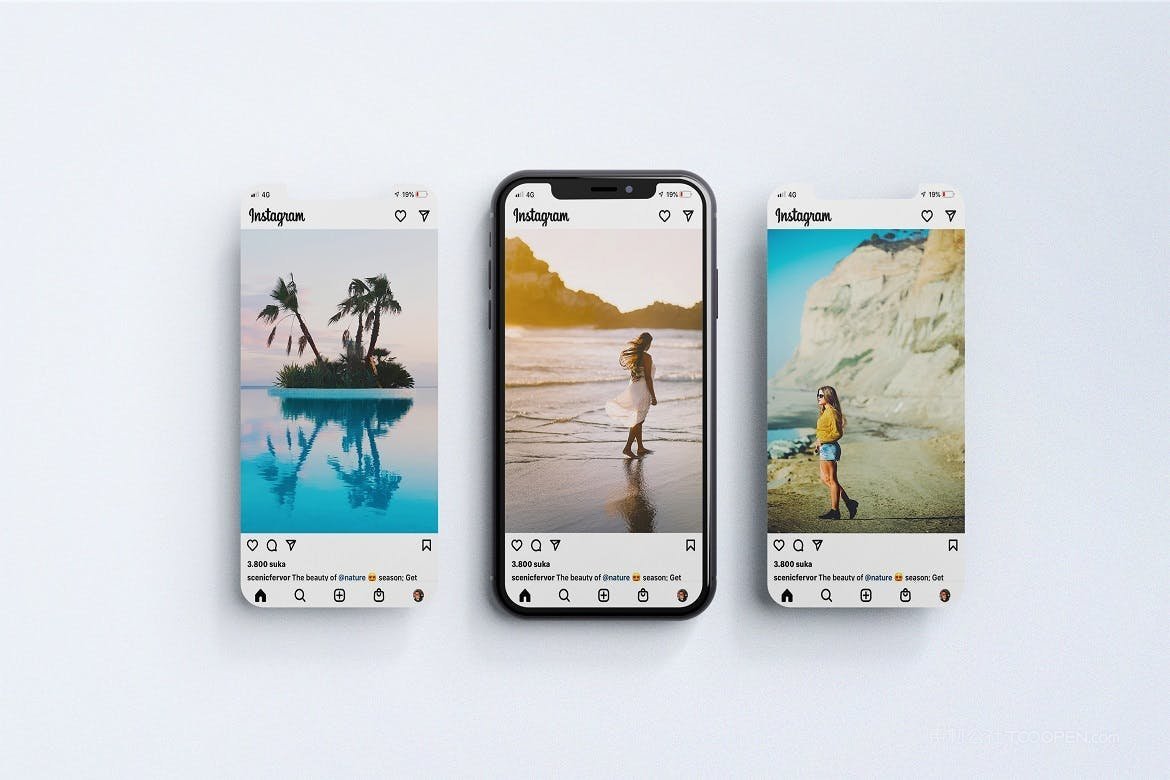 手机屏幕ui演示样机