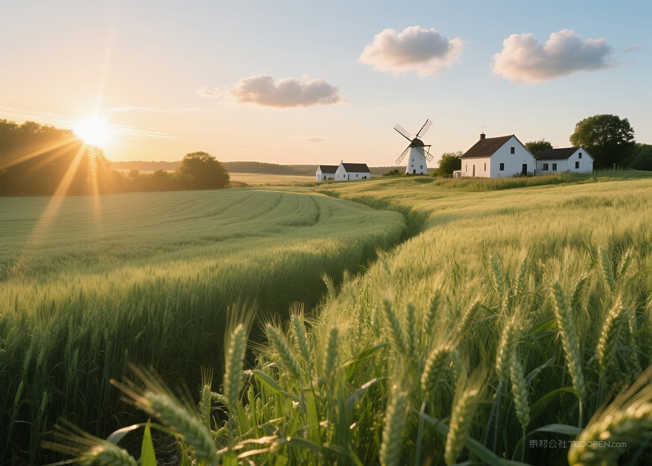 落日云彩风景云层日落自然唯美天空