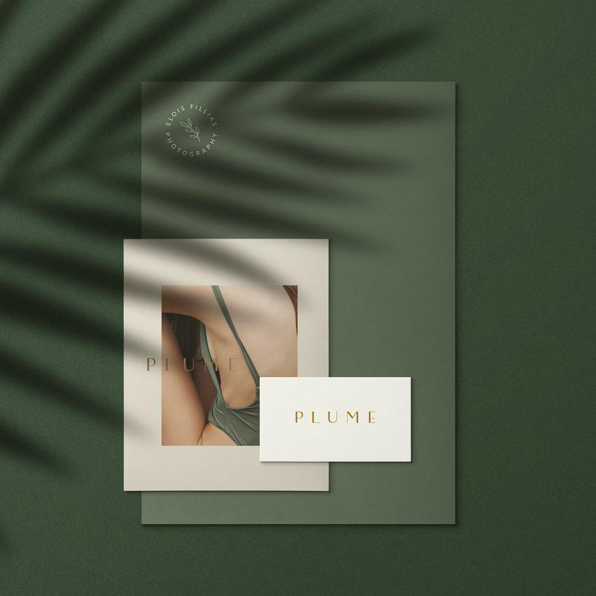 复古文艺光影海报样机 (2)