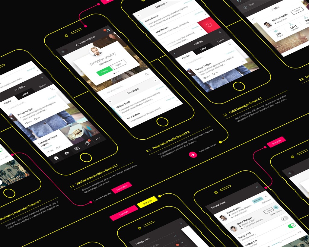 手机智能贴图PSD分层素材苹果样机iPhone X效果图UI设计