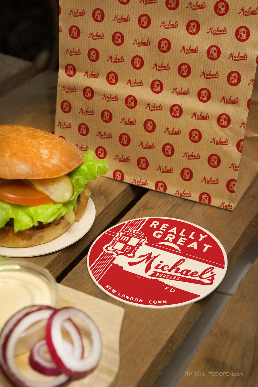 汉堡餐厅外卖餐饮样机