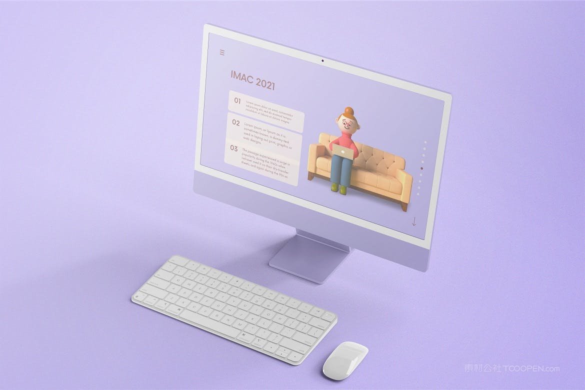 imacm1苹果电脑显示器样机