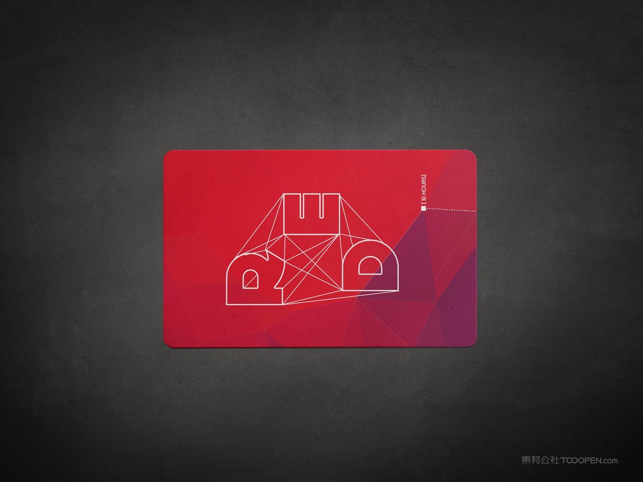 名片卡包钱包vip卡片质感贴图样机 (2)