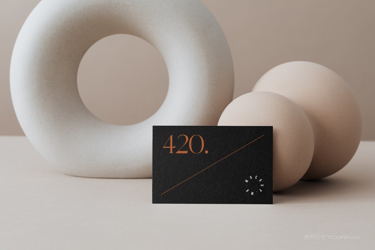 简约商务名片场景样机 (10)