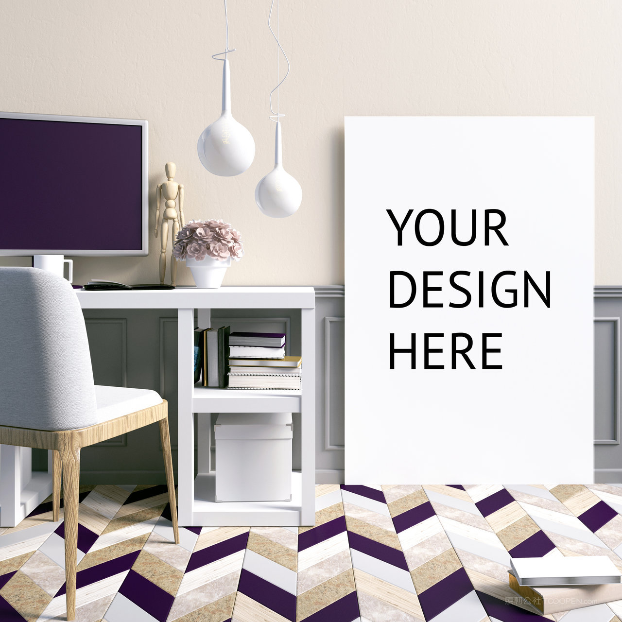 室内画框海报样机