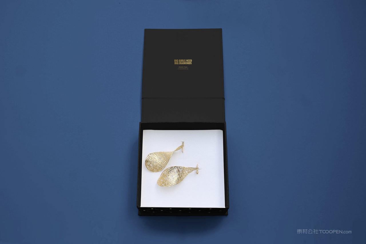 黑色质感高级首饰盒样机 (10)