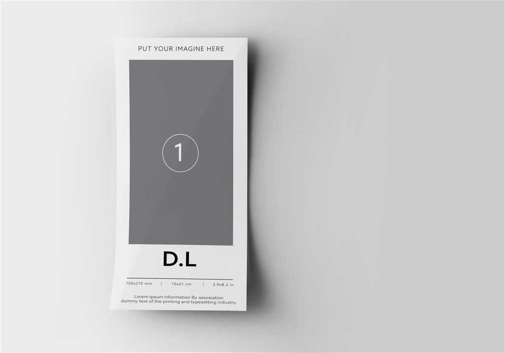 宣传单DM单页样机智能模板