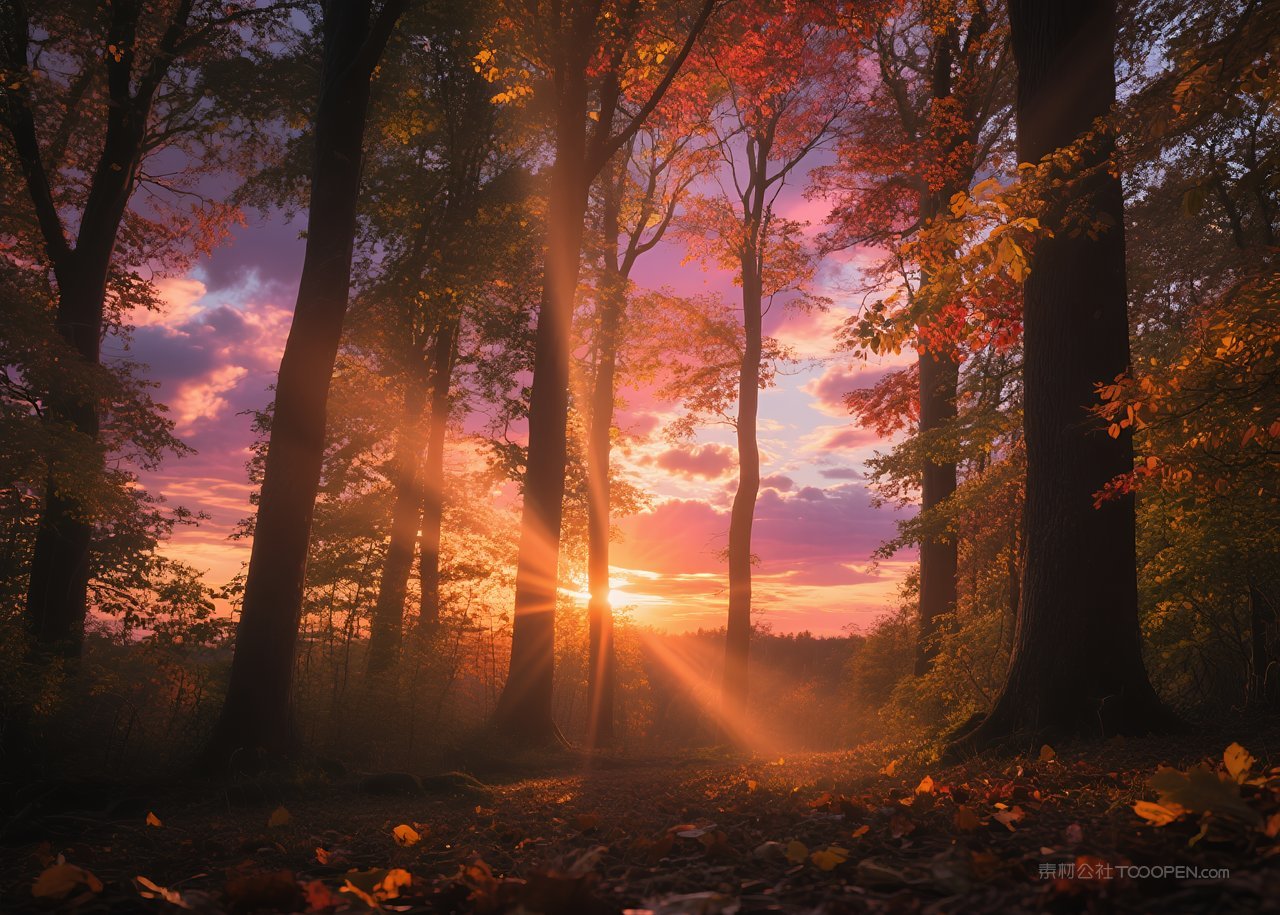 云层云彩自然风景高清日落天空唯美