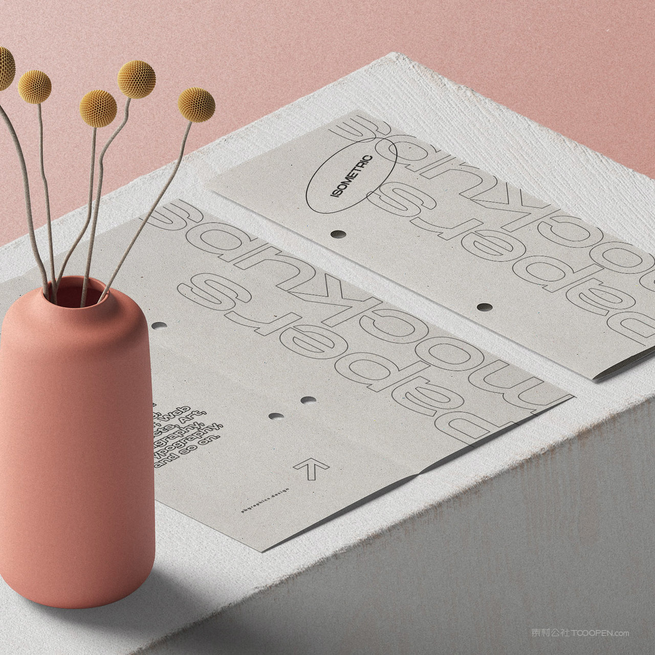 极简品牌vi贴图样机