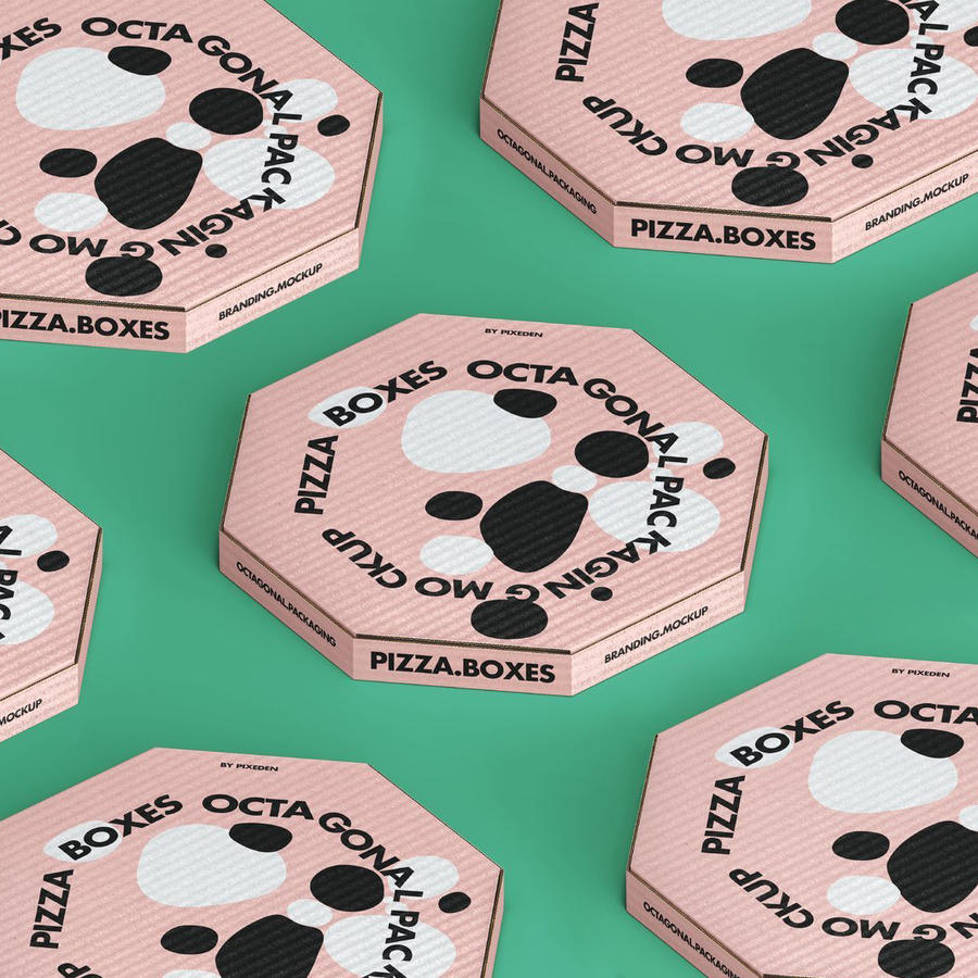 长方形潮玩文创包装纸盒vi贴图样机 (13)