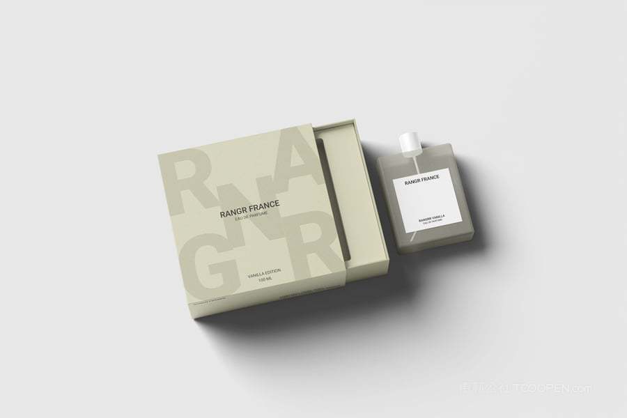 香水盒场景样机