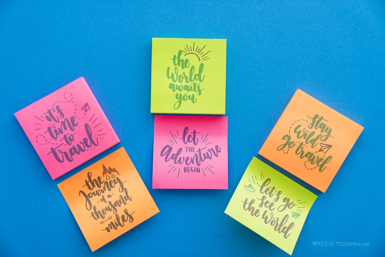 多彩便利贴实景样机 (17)