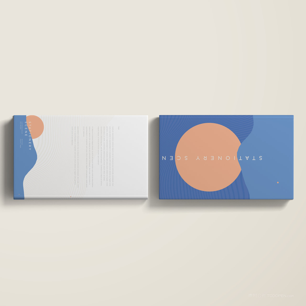 书本画册本子书本贴图样机