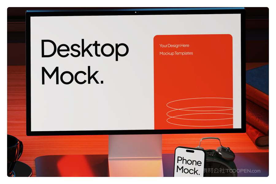 电脑手机场景样机