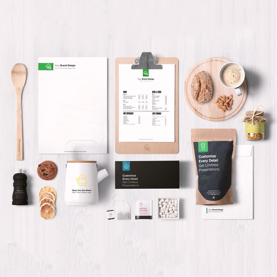 食物品牌包装样机