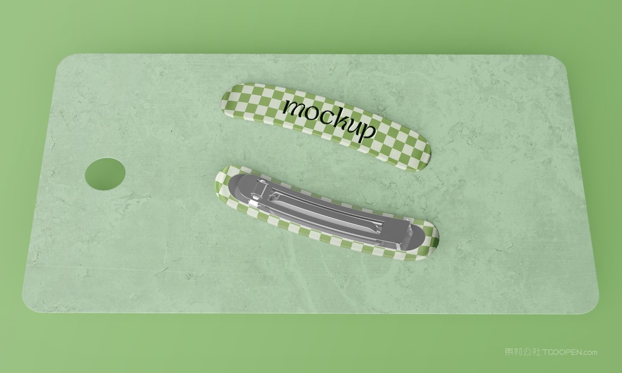 【2187期】女士发卡子样机 (4)