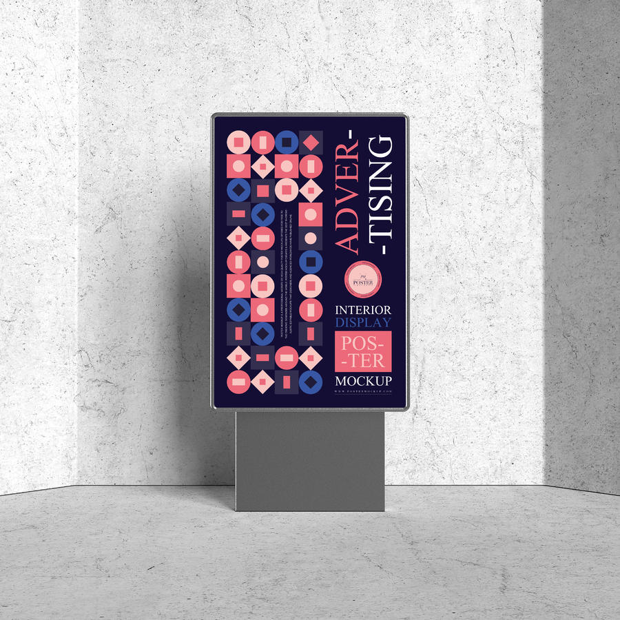 室内海报样机