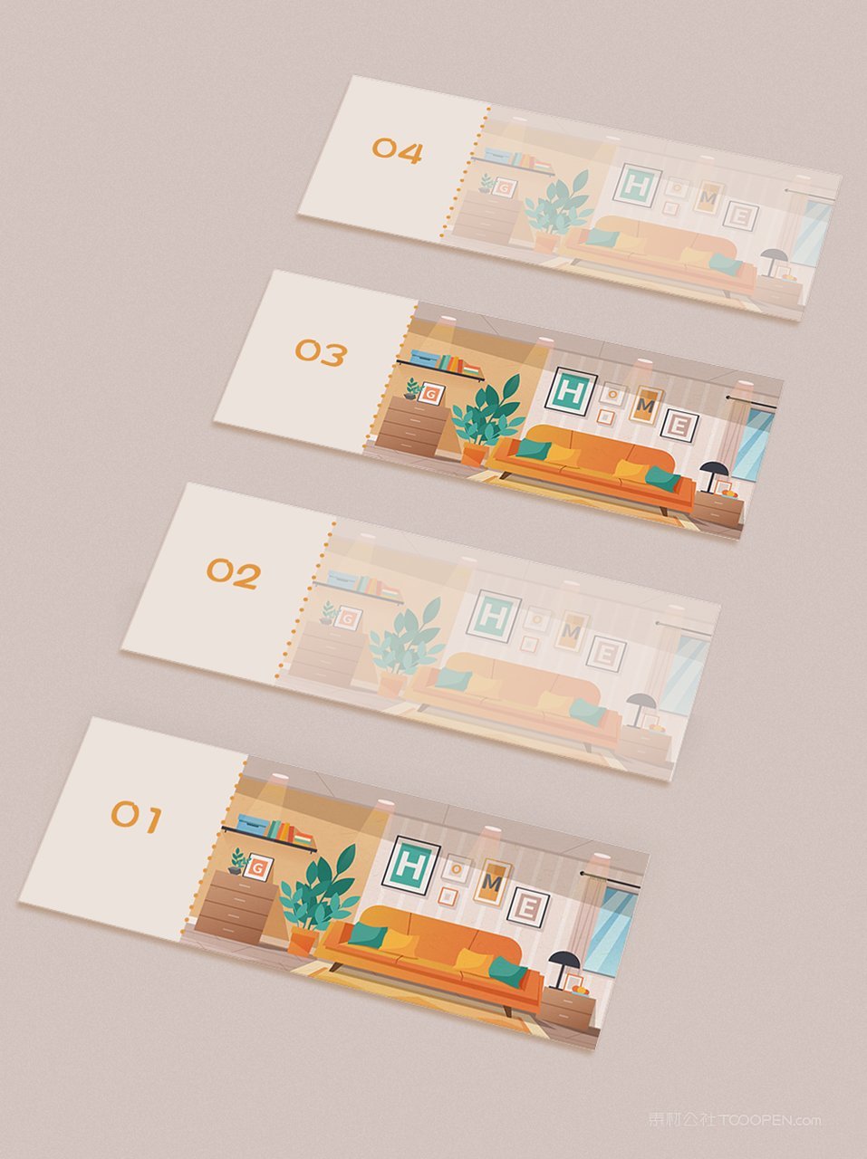 国潮文创景区门票样机