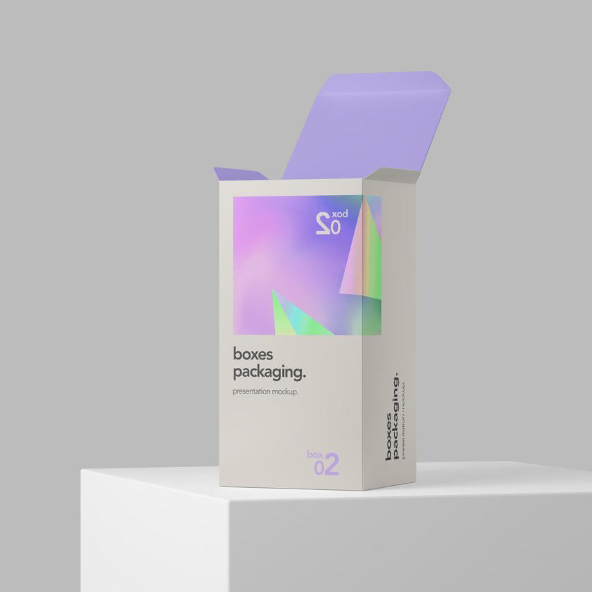 清新场景新品包装设计样机