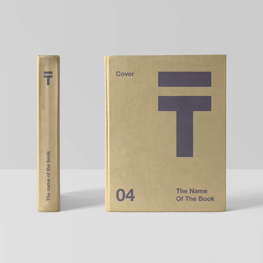 book杂志书籍企业画册展示场景样机 (1)