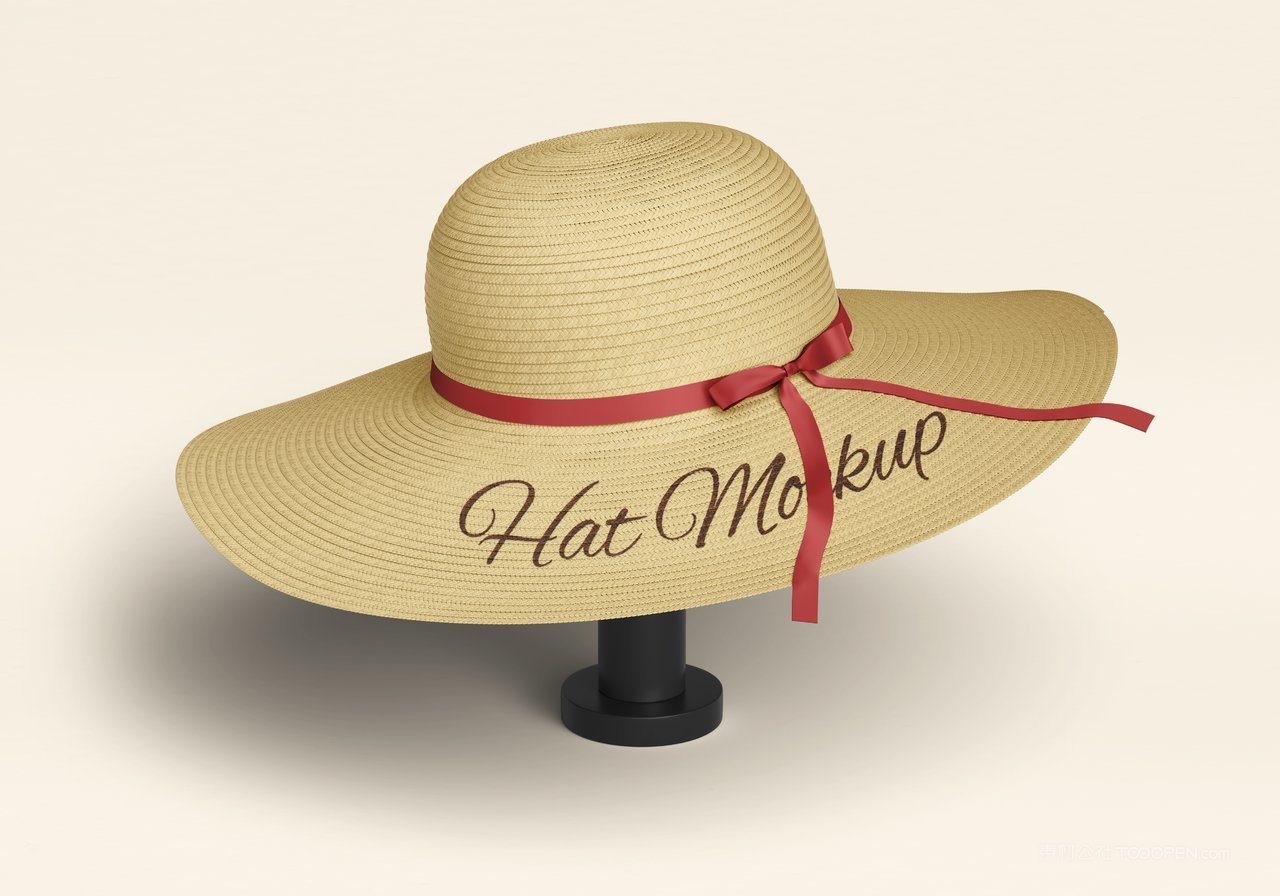 草帽帽子样机