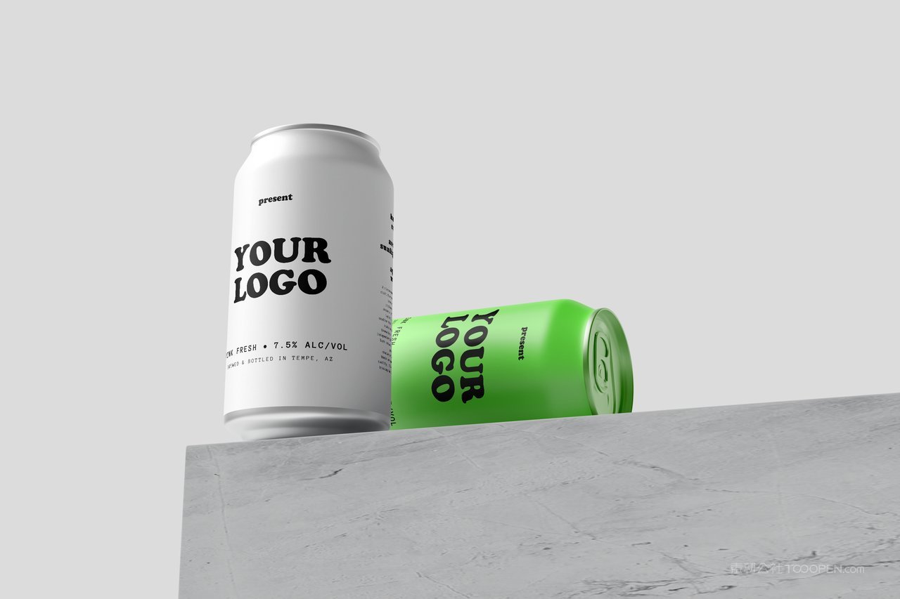 汽水易拉罐展示样机