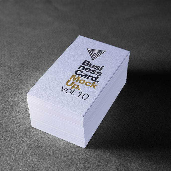 时尚高档名片样机模板