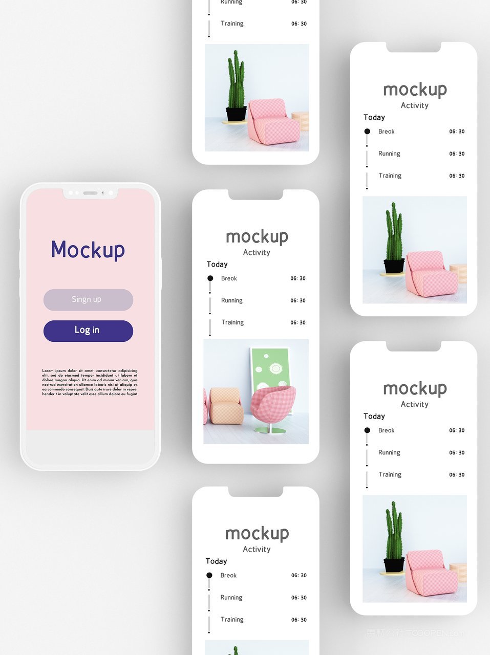 手机屏app手机ui作品展示样机 (5)
