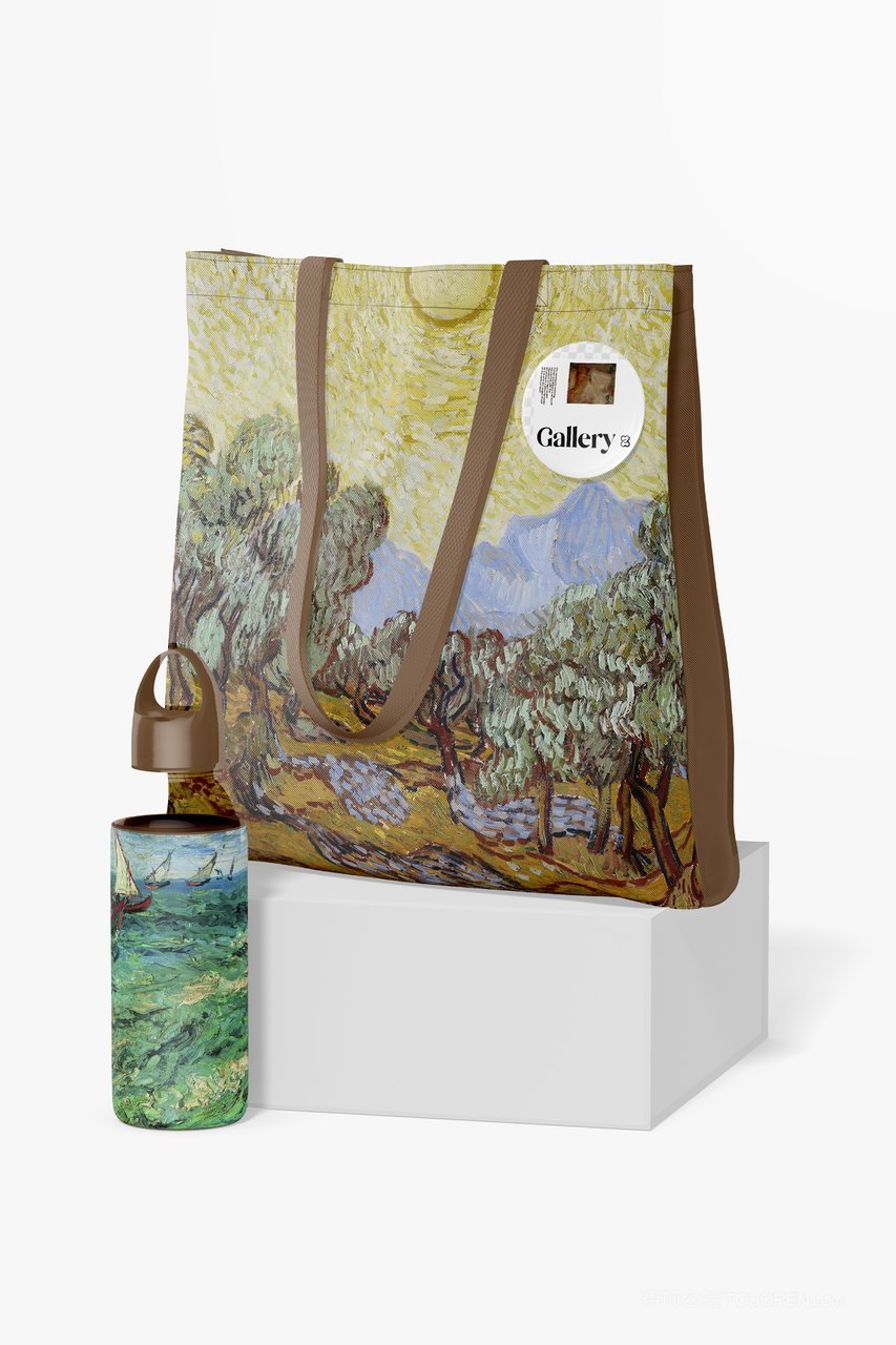 艺术文创名画办公用品样机 (9)