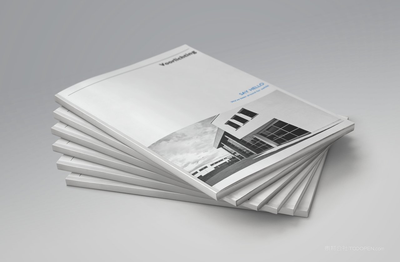 多本画册杂志内页画册样机封面