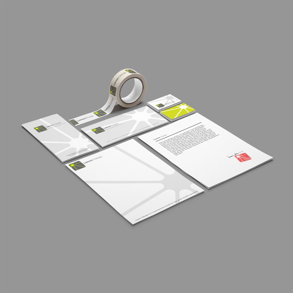 广告设计公司vi样机贴图模板