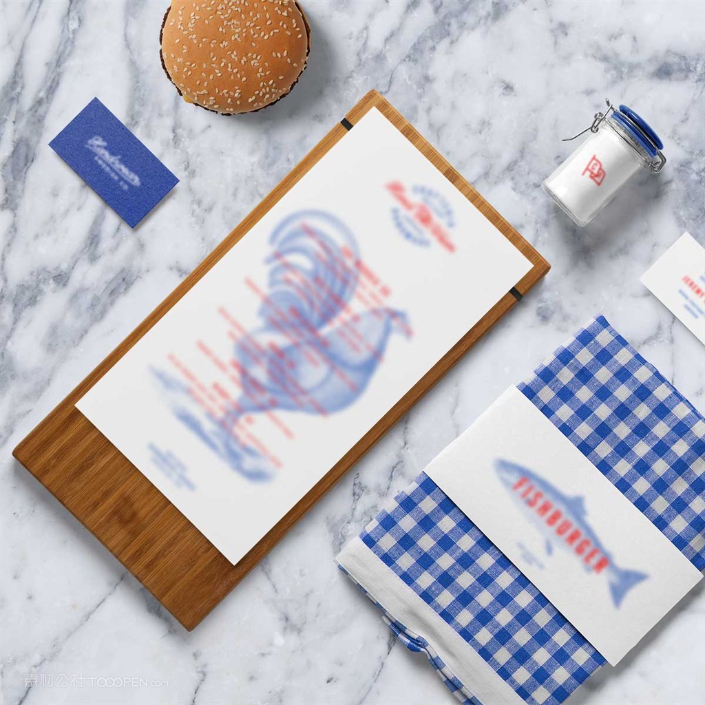 酒吧餐厅vi样机素材