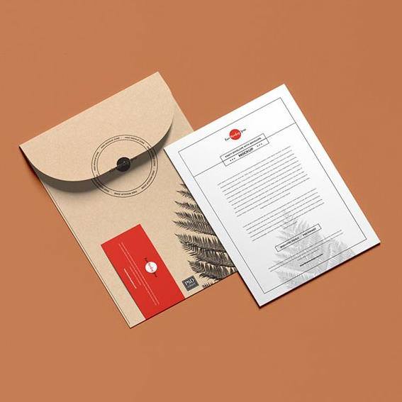 信封和邀请卡样机