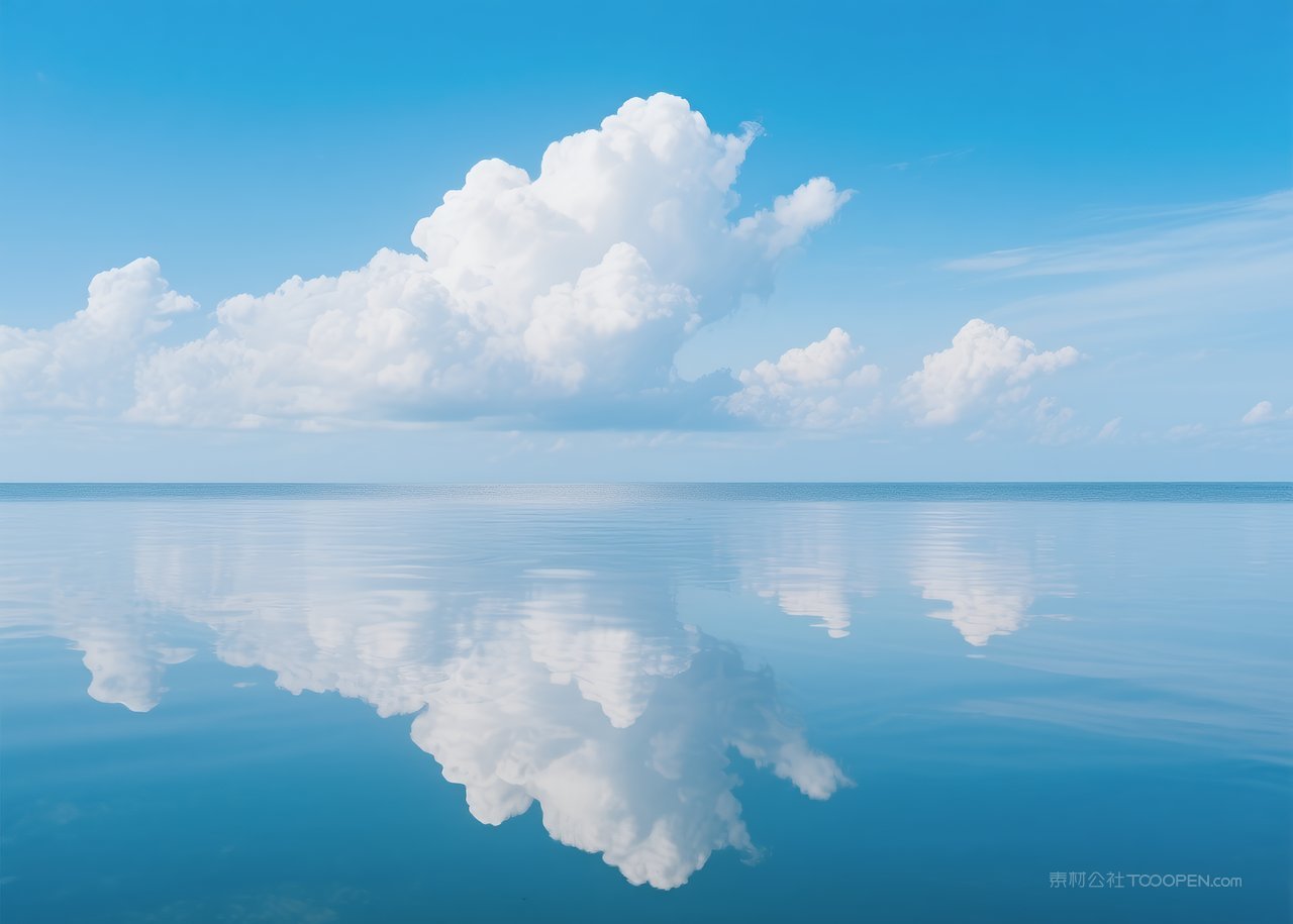海边唯美自然风景海滩景观海景天空大海