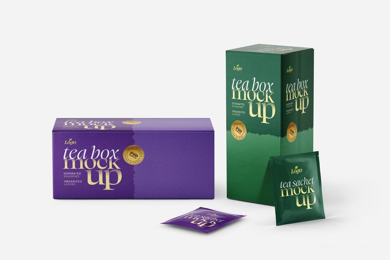 简易便携茶包创意茶叶包装ps样机合集 (17)