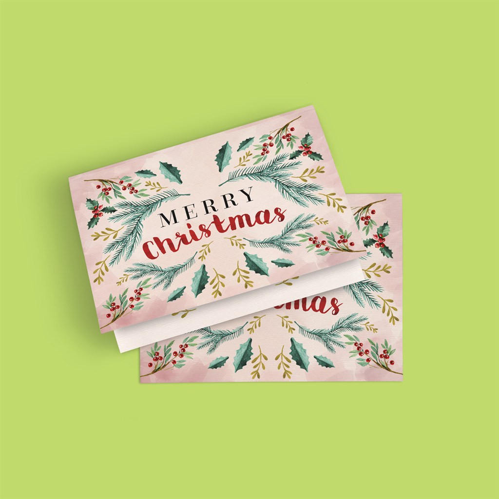 国外画册折页设计样机