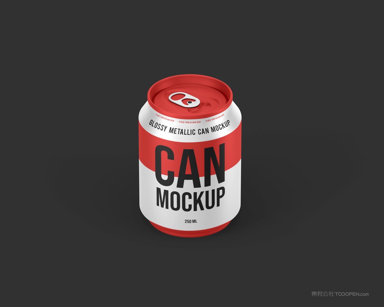 红白撞色易拉罐饮料包装样机 (13)