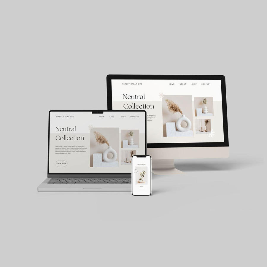 电脑平板场景样机