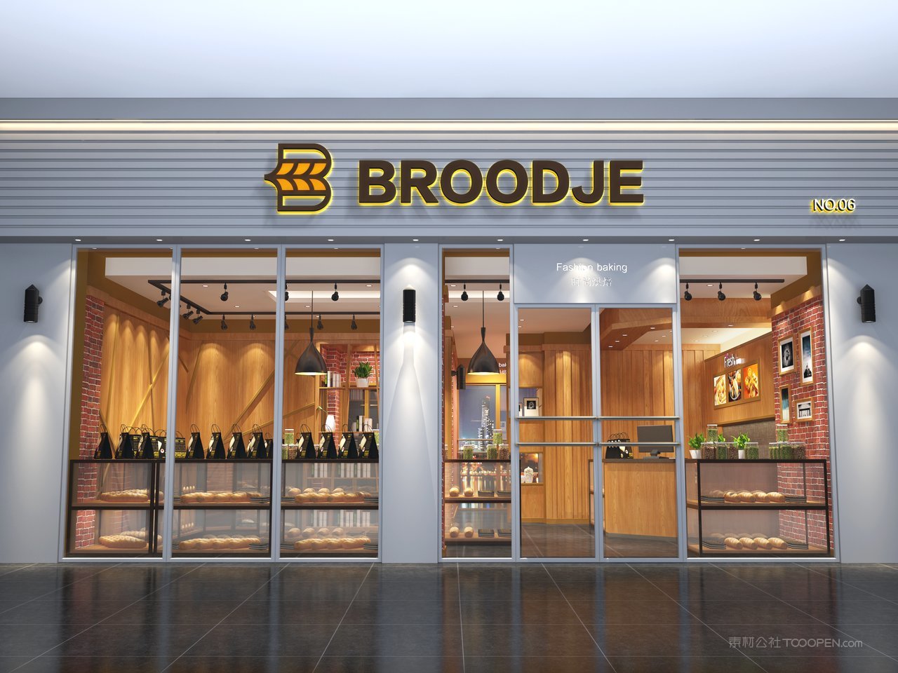 沿街商铺立体门头智能贴图样机 (1)