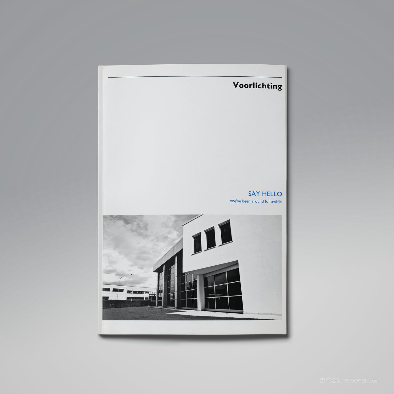 画册本子书籍封面封底贴图样机